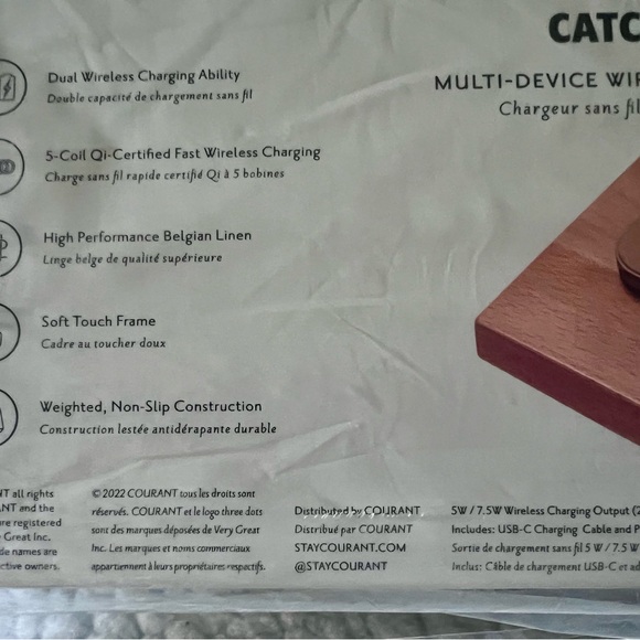 Courant Essentials Wireless Charger - Picture 4 of 5